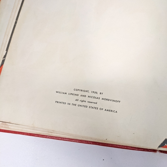 The Two Reds by William Lipkind Nicholas Mordvinoff Vintage Kids Rare 1950 - Picture 2 of 10